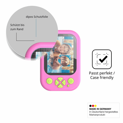 Schutzglasfolie mit optimaler Passform, zur Verwendung mit Hüllen geeignet