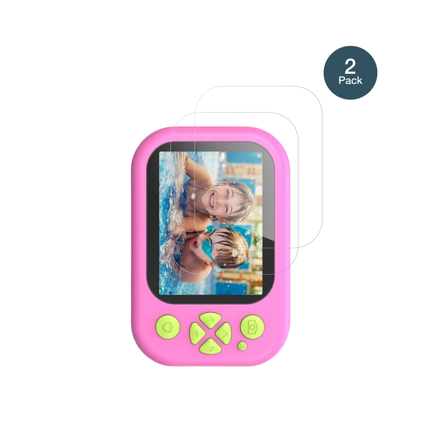 TosajuG340 mit aufgebrachter dipos Flex Schutzfolie, glasklare Darstellung ohne Einschränkungen