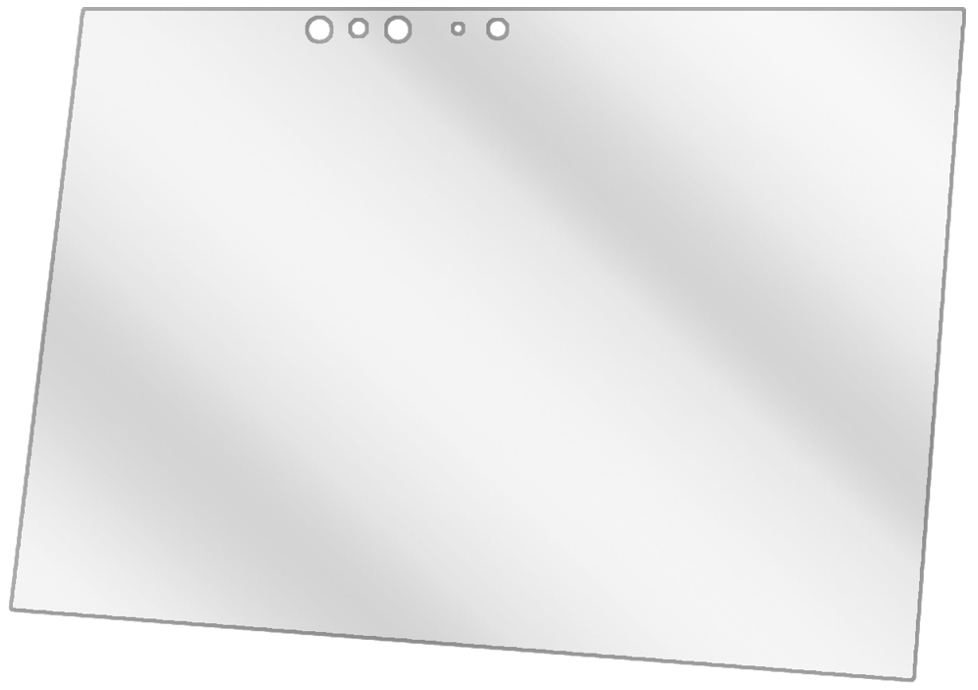 dipos Displayschutz für Toshiba Portégé X20W, transparente Oberfläche, geringe Dicke und perfekte Passform