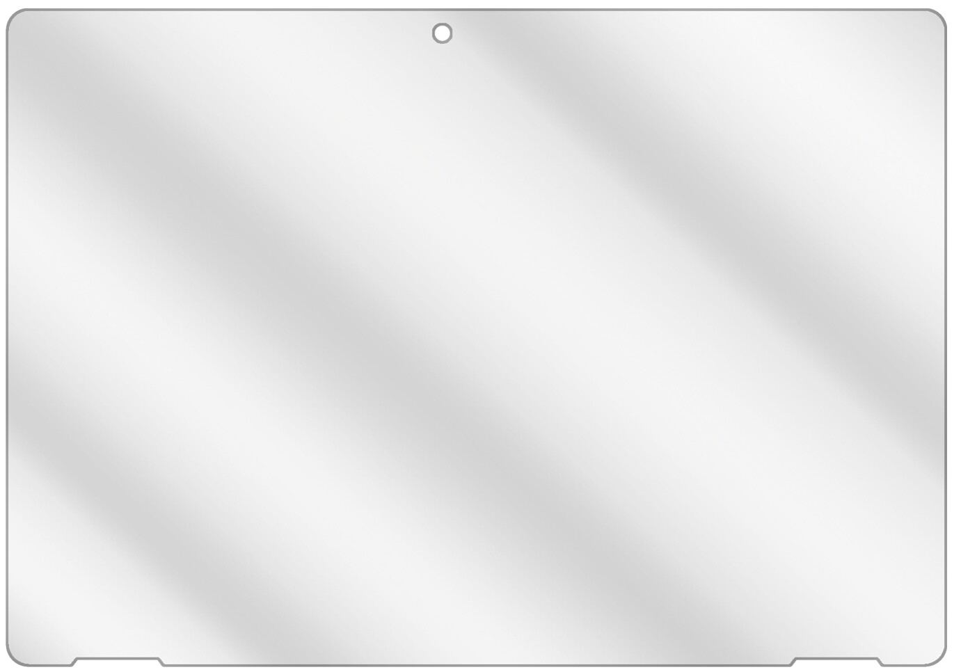 dipos Displayschutz für TrekStor Surftab B10, transparente Oberfläche, geringe Dicke und perfekte Passform