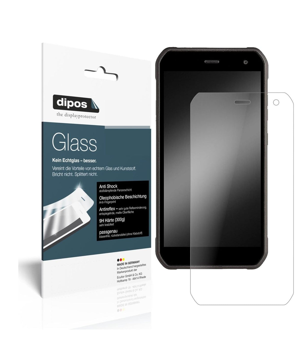 Screen Protector for I Cyrus CS 40 Freestyle I matte I Flexible Glass 9H dipos