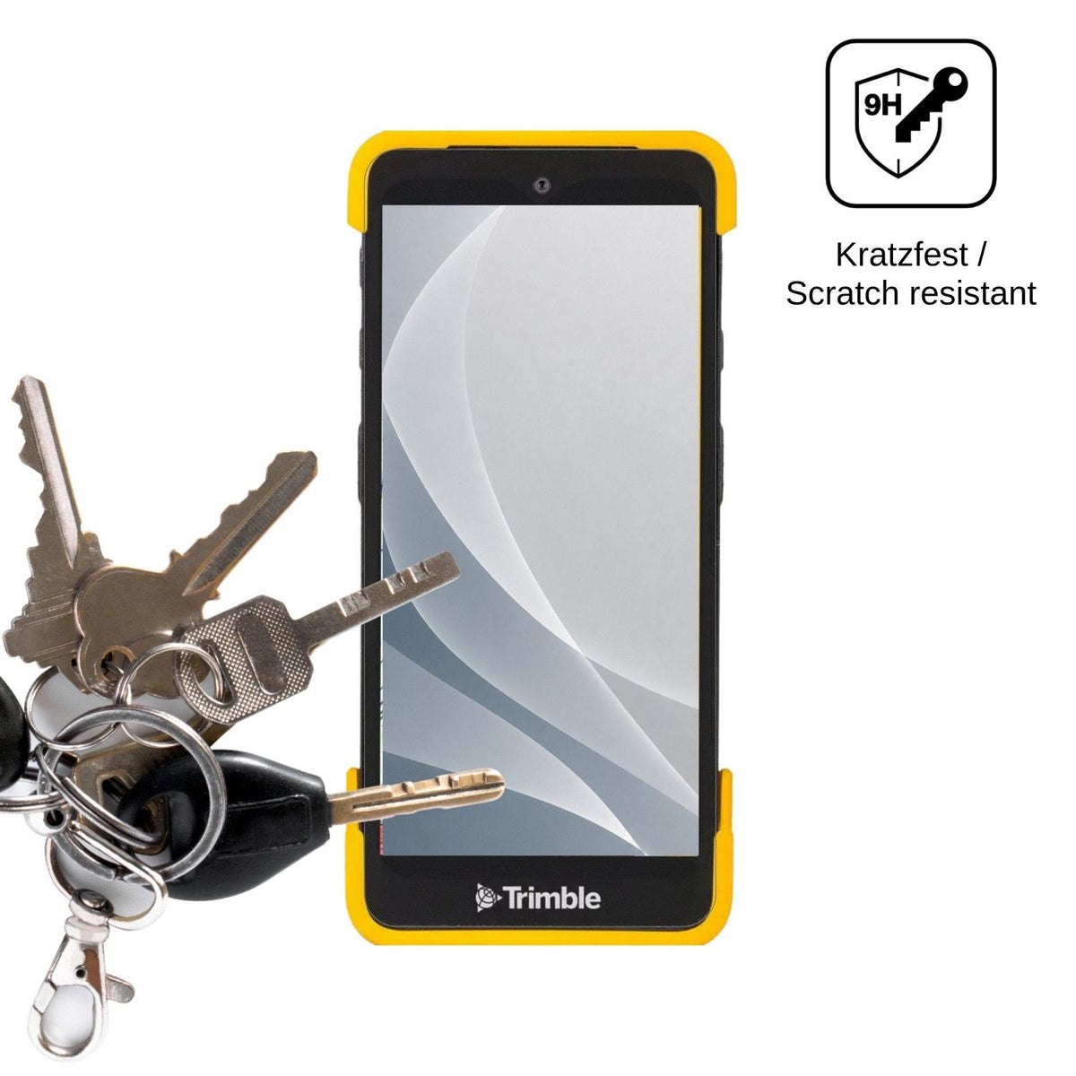 2x Screen Protector for Trimble TDC6 matte Flexible Glass 9H dipos
