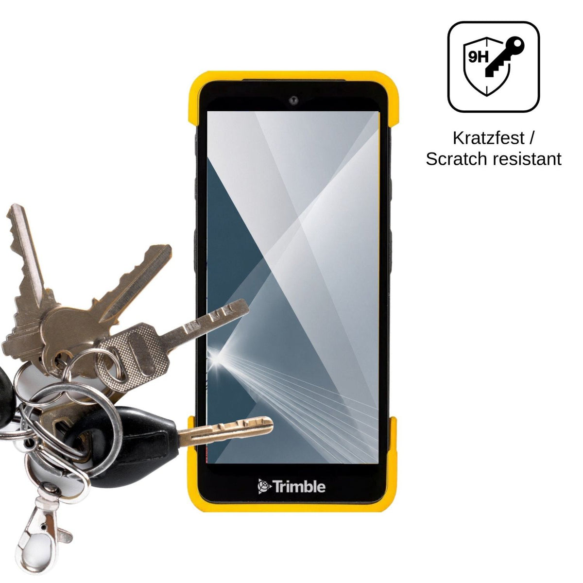 2x Screen Protector for Trimble TDC6 Flexible Glass 9H dipos