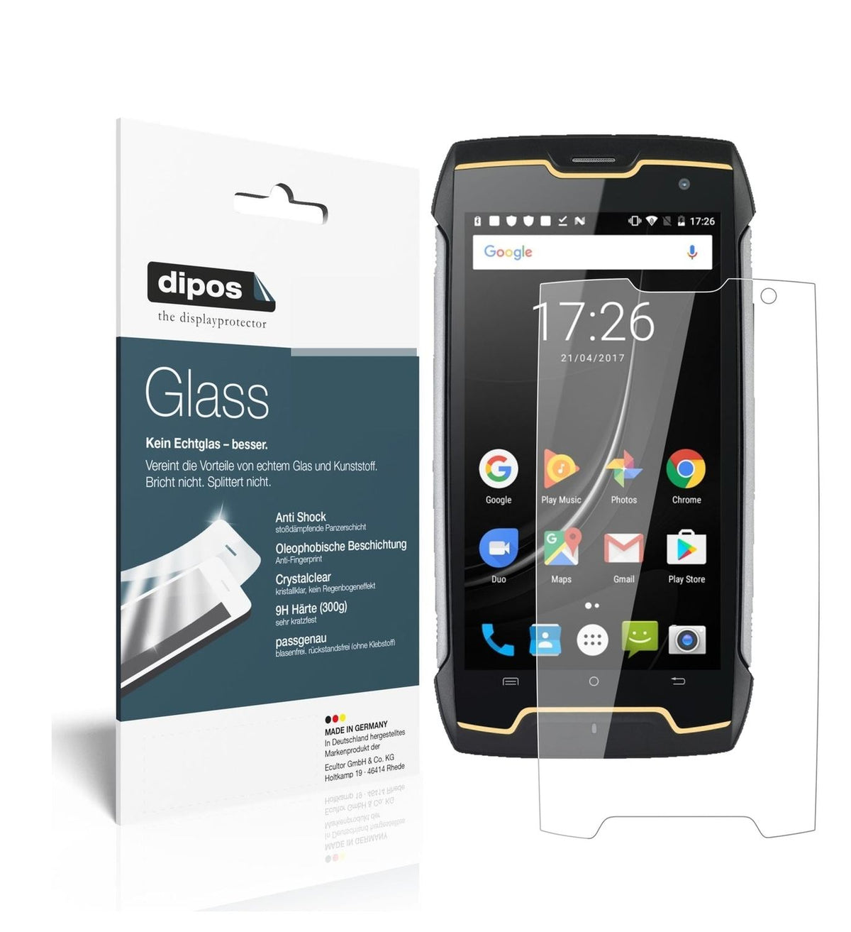 1x 9H Screen Protector for Cubot King Kong Tempered Glass