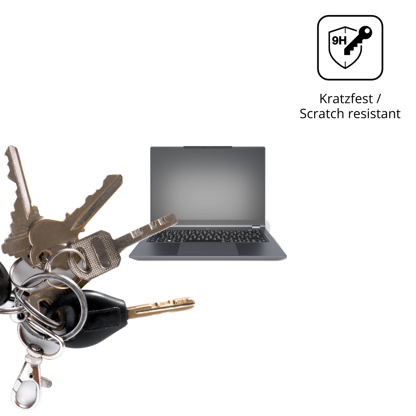 dipos Displayschutz für tuxedoinfinitybook pro 14 gen 10, mattierte Oberfläche, robuste Festigkeit und perfekte Passform