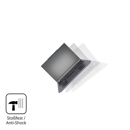 Schutz gegen Kratzer auf dem tuxedoinfinitybook pro 14 gen 10 Glas durch Schlüssel, Stöße gegen die Tischkante oder Stürze