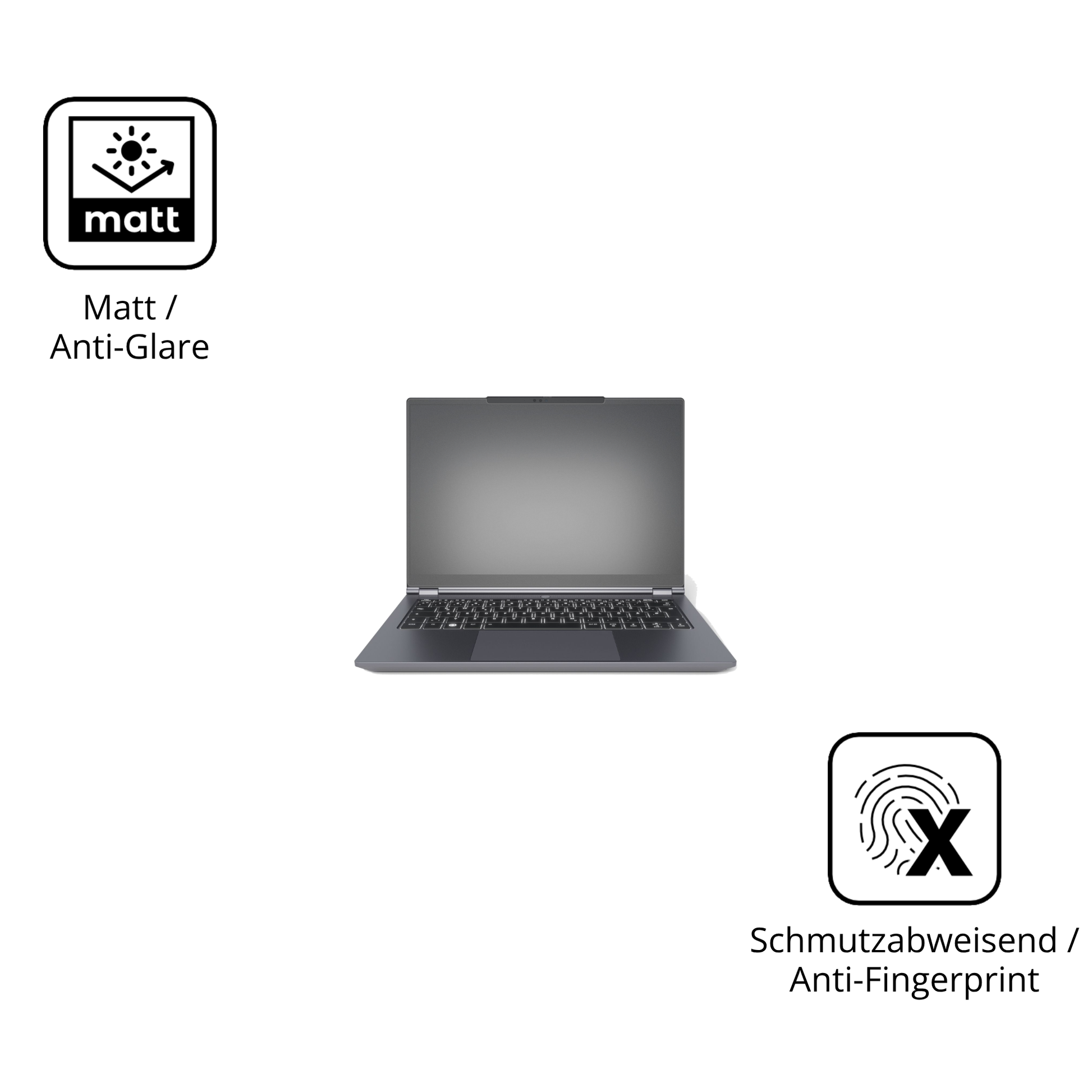 9H Hartbeschichtete, flexible Folie passend zugeschnitten für tuxedoinfinitybook pro 14 gen 10