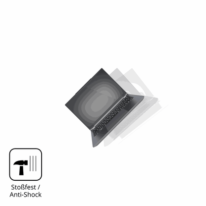 Schutz gegen Kratzer auf dem tuxedoinfinitybook pro 14 gen 10 Glas durch Schlüssel, Stöße gegen die Tischkante oder Stürze