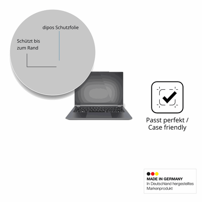 Besonders flexibler Displayschutz mit Anti-Shock-Schicht im Materialmix
