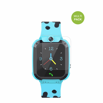 TzzulsxKinder Smartwatch mit aufgebrachter dipos Displayschutzfolie, die lästige Fingerabdrücke minimiert