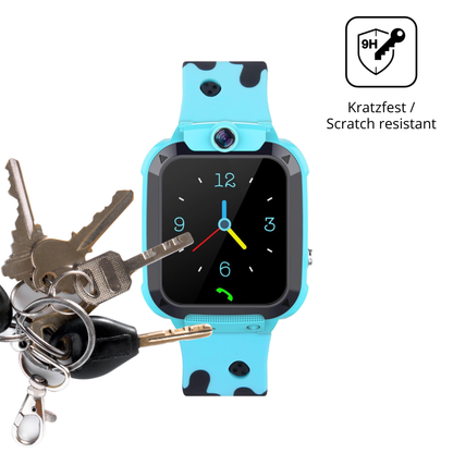 dipos Displayschutz für Tzzulsx Kinder Smartwatch, transparente Oberfläche, perfekte Passform auch für die Rundungen