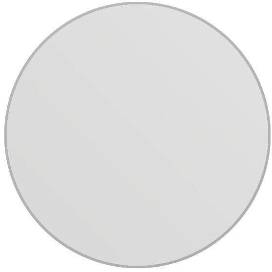 dipos Displayschutz für Uhr 40.5 mm Durchmesser, mattierte Oberfläche, geringe Dicke und perfekte Passform