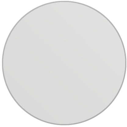 dipos Displayschutz für Uhr 50.5 mm Durchmesser, mattierte Oberfläche, geringe Dicke und perfekte Passform
