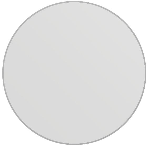dipos Displayschutz für Uhr 53.5 mm Durchmesser, mattierte Oberfläche, geringe Dicke und perfekte Passform