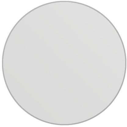 dipos Displayschutz für Uhr 53.5 mm Durchmesser, mattierte Oberfläche, geringe Dicke und perfekte Passform