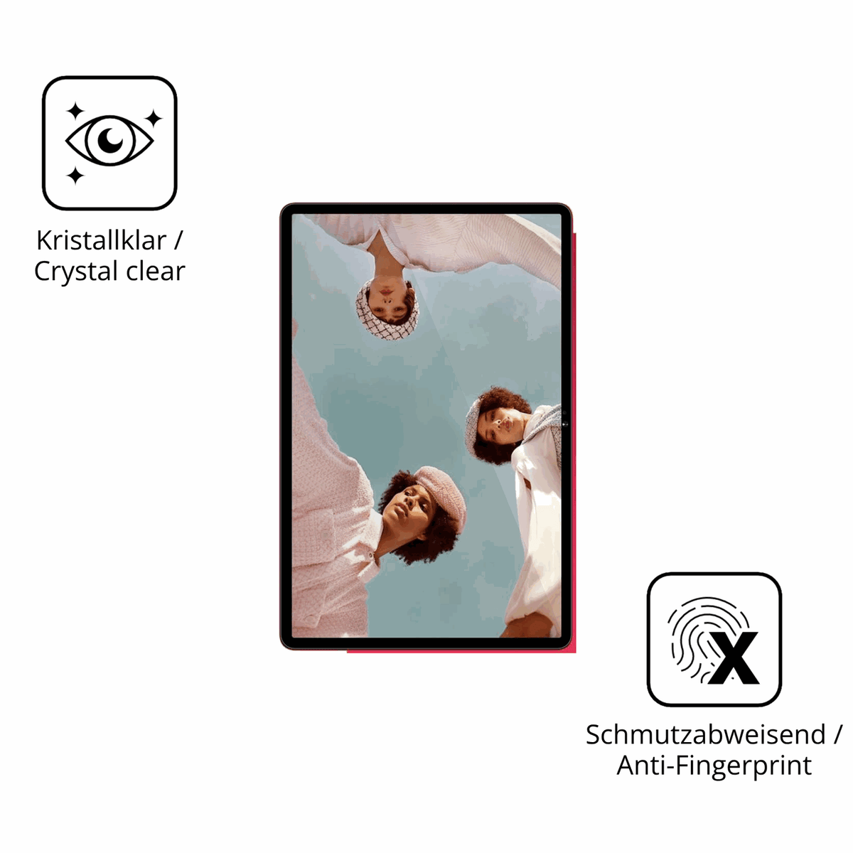 2x Screen Protector for UJJ U7 11 Zoll Flexible Glass 9H dipos