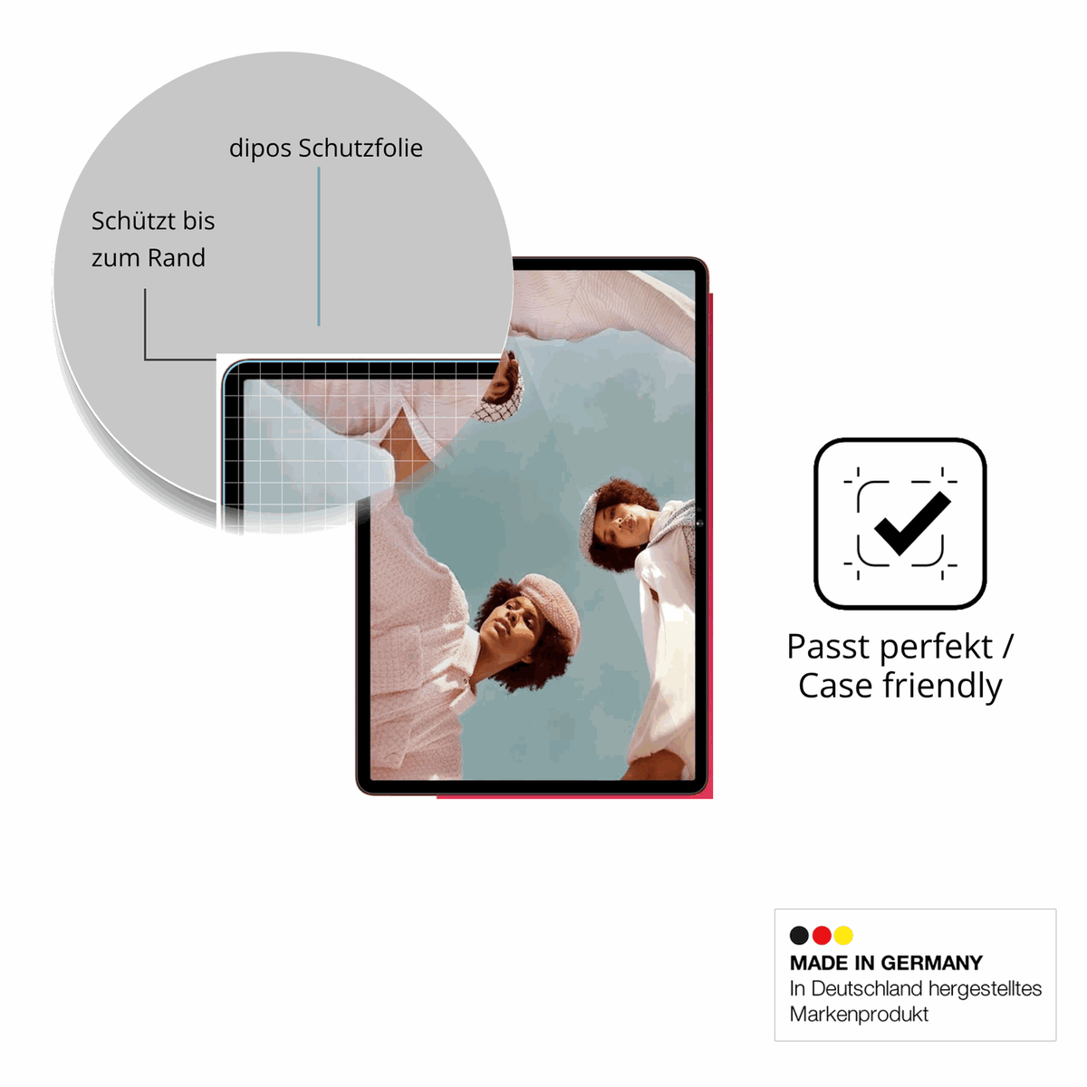 2x Screen Protector for UJJ U7 11 Zoll Flexible Glass 9H dipos