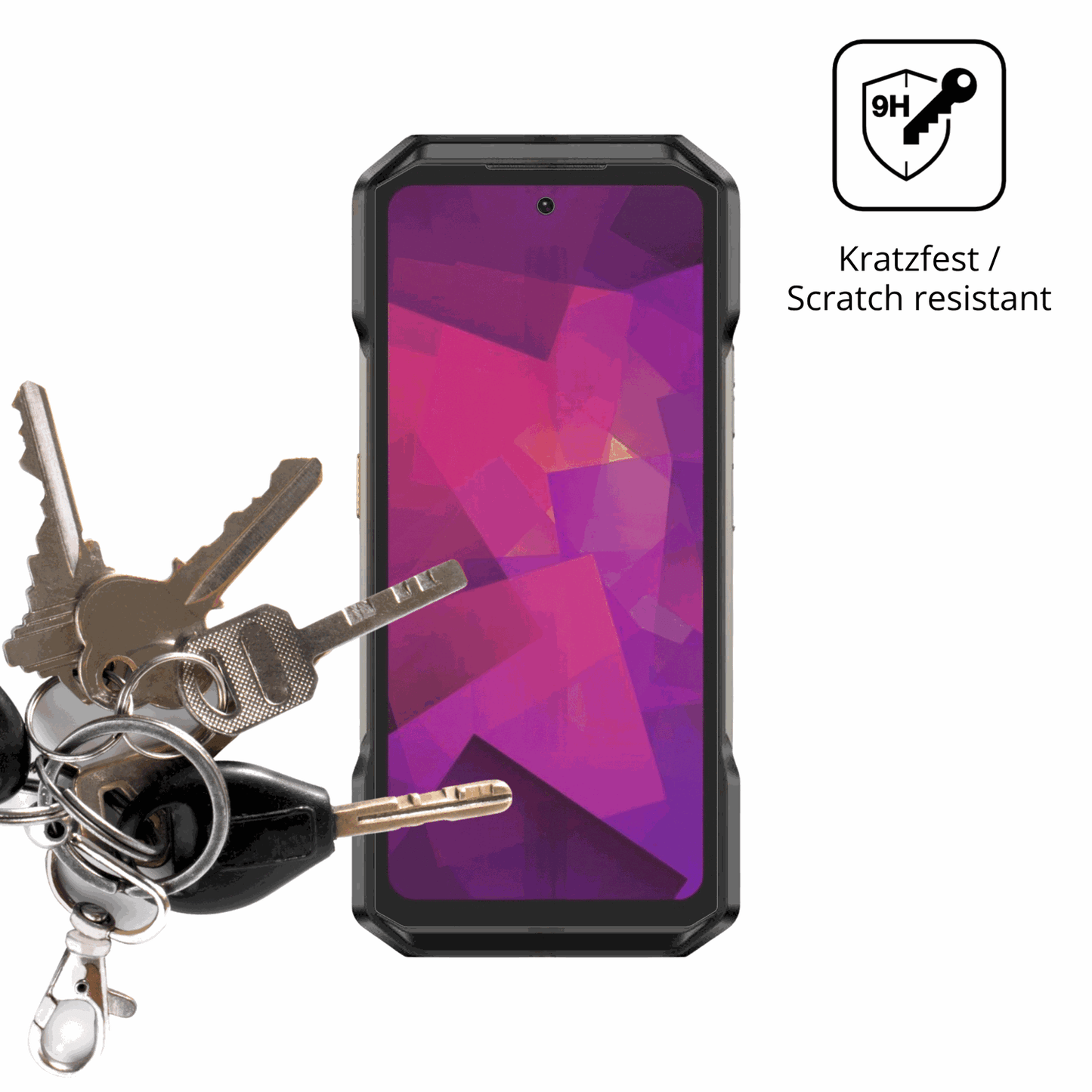 dipos Displayschutz für Ulefone Armor 27T Pro Plus, mattierte Oberfläche, robuste Festigkeit und perfekte Passform