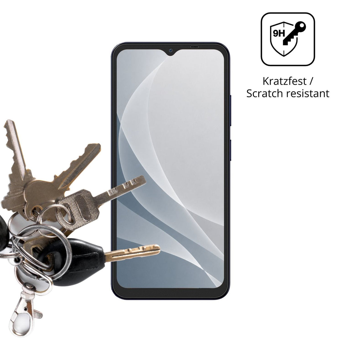 dipos Displayschutz für Ulefone Note 23, mattierte Oberfläche, robuste Festigkeit und perfekte Passform