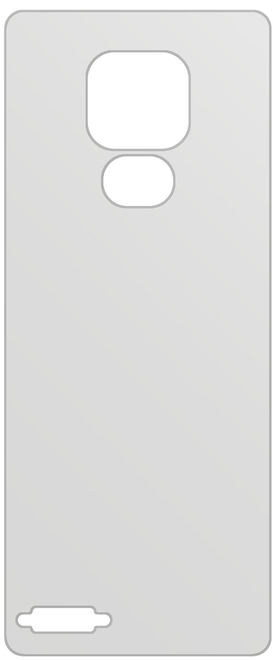 dipos Displayschutz für Ulefone Note 7P Rückseite, mattierte Oberfläche, geringe Dicke und perfekte Passform
