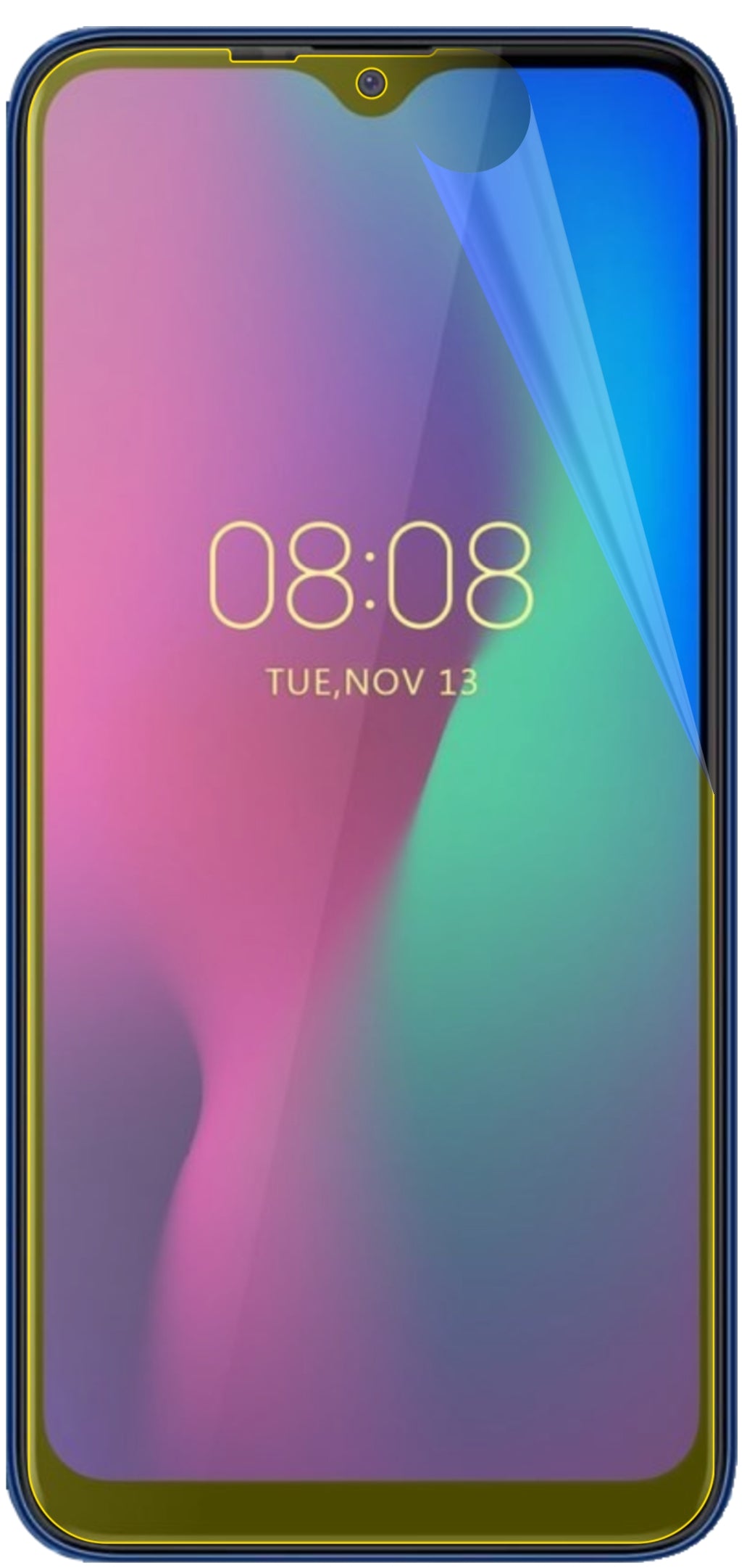 dipos Displayschutz für Ulefone Power 6, transparente Oberfläche, geringe Dicke und perfekte Passform