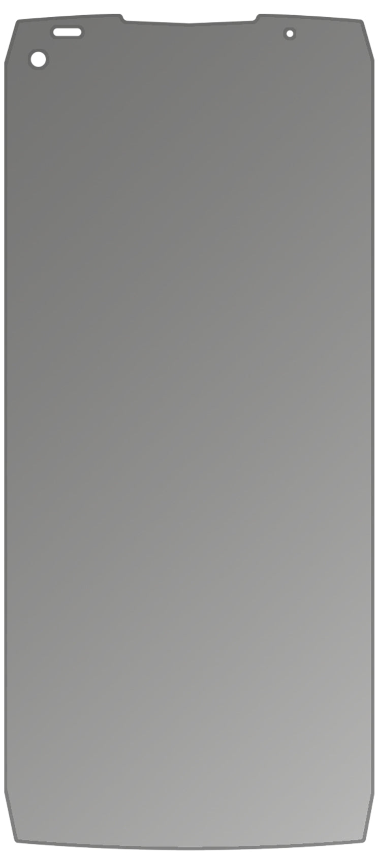 dipos Displayschutz für Ulefone Power Armor 13, mattierte Oberfläche, Blickschutzfilter und perfekter Passform