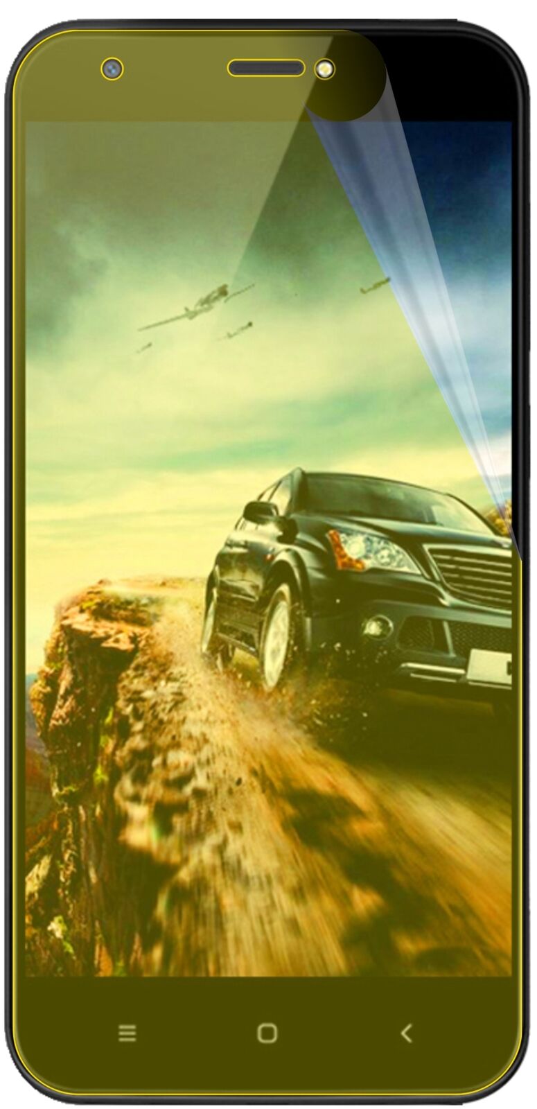 dipos Displayschutz für Ulefone S7 Pro, transparente Oberfläche, geringe Dicke und perfekte Passform