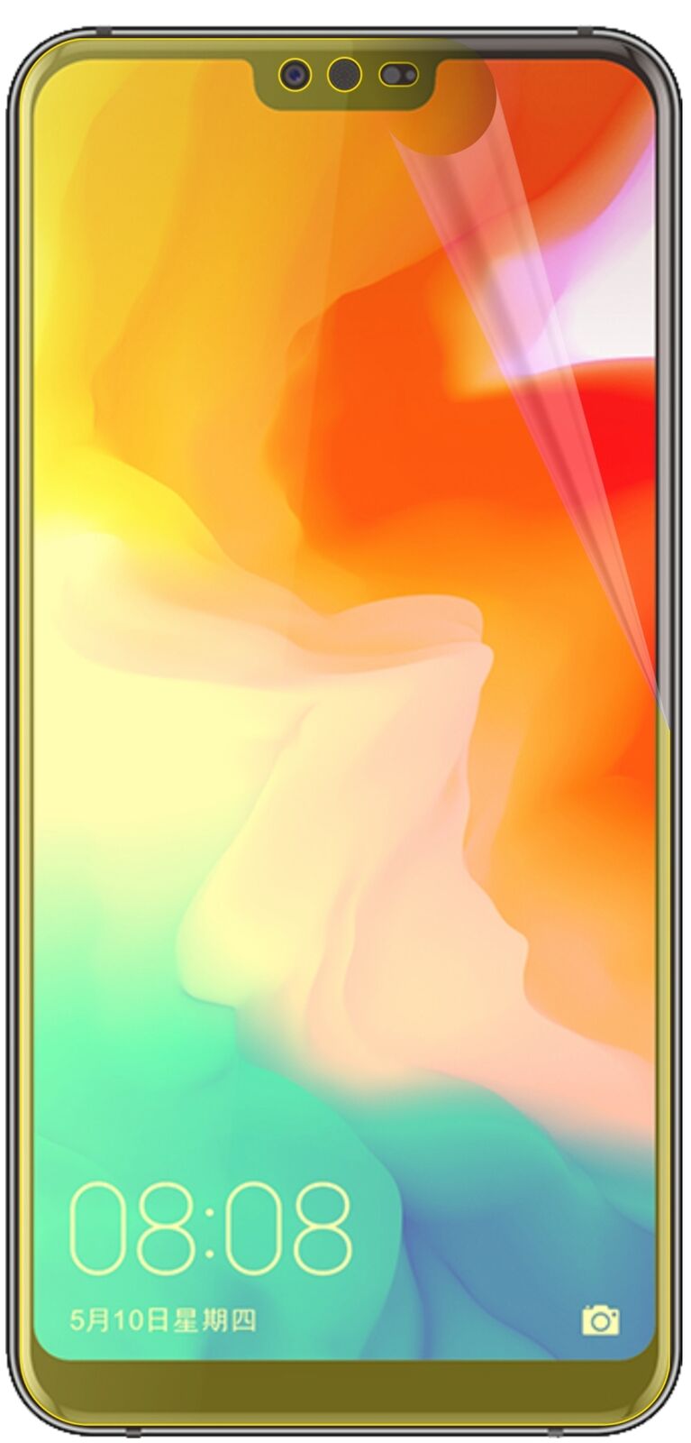 dipos Displayschutz für Ulefone T2, transparente Oberfläche, geringe Dicke und perfekte Passform