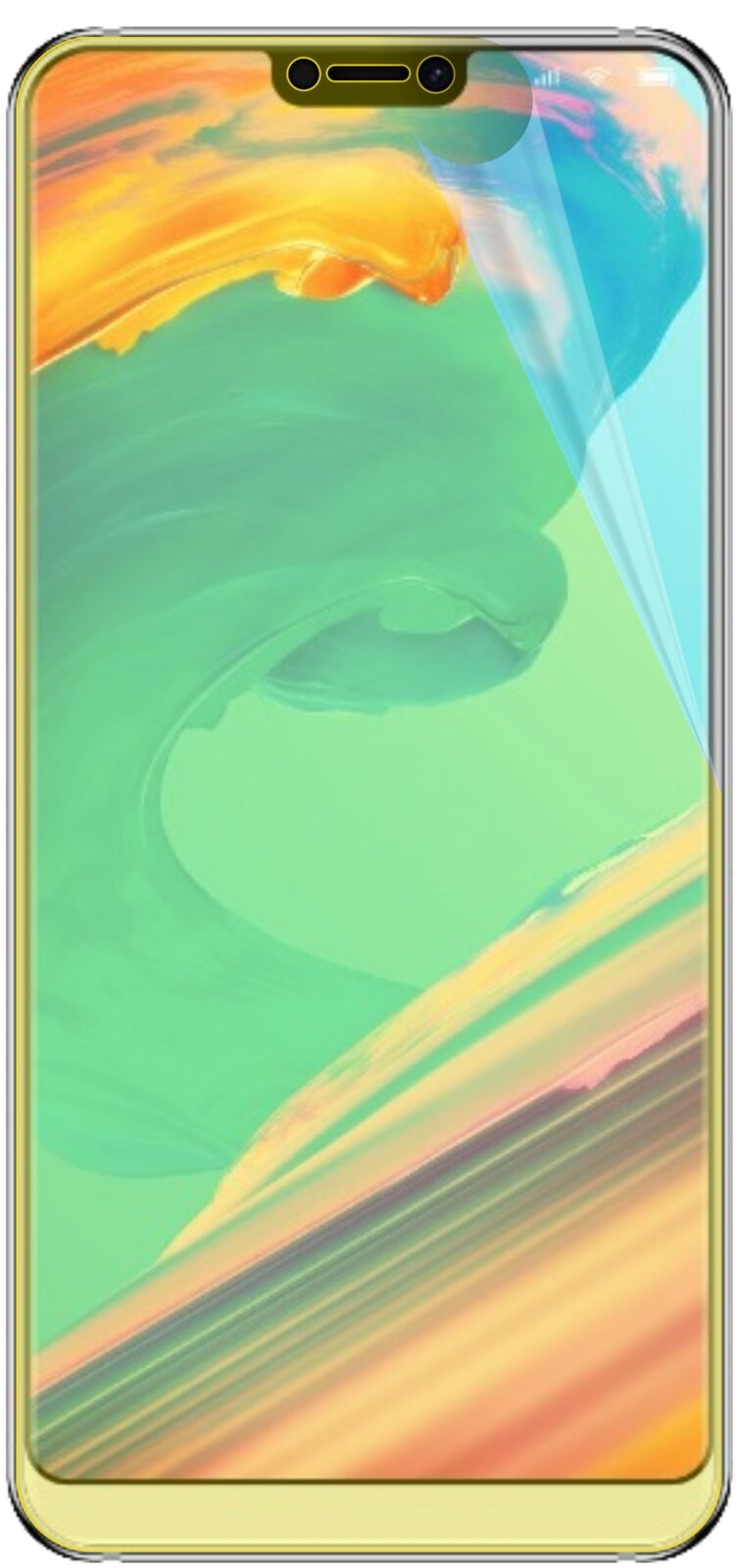 dipos Displayschutz für Ulefone T2 Pro, transparente Oberfläche, geringe Dicke und perfekte Passform
