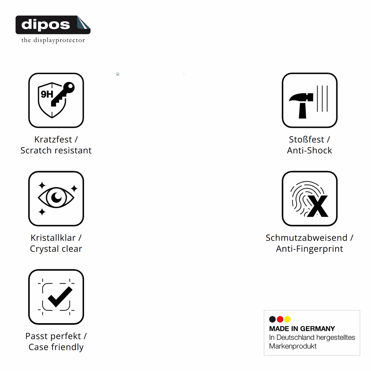 2x Screen Protector for Ulefone A11 Pro Flexible Glass 9H dipos