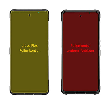 2x Screen Protector for Ulefone Armor 10 Protective Film covers 100% dipos Flex