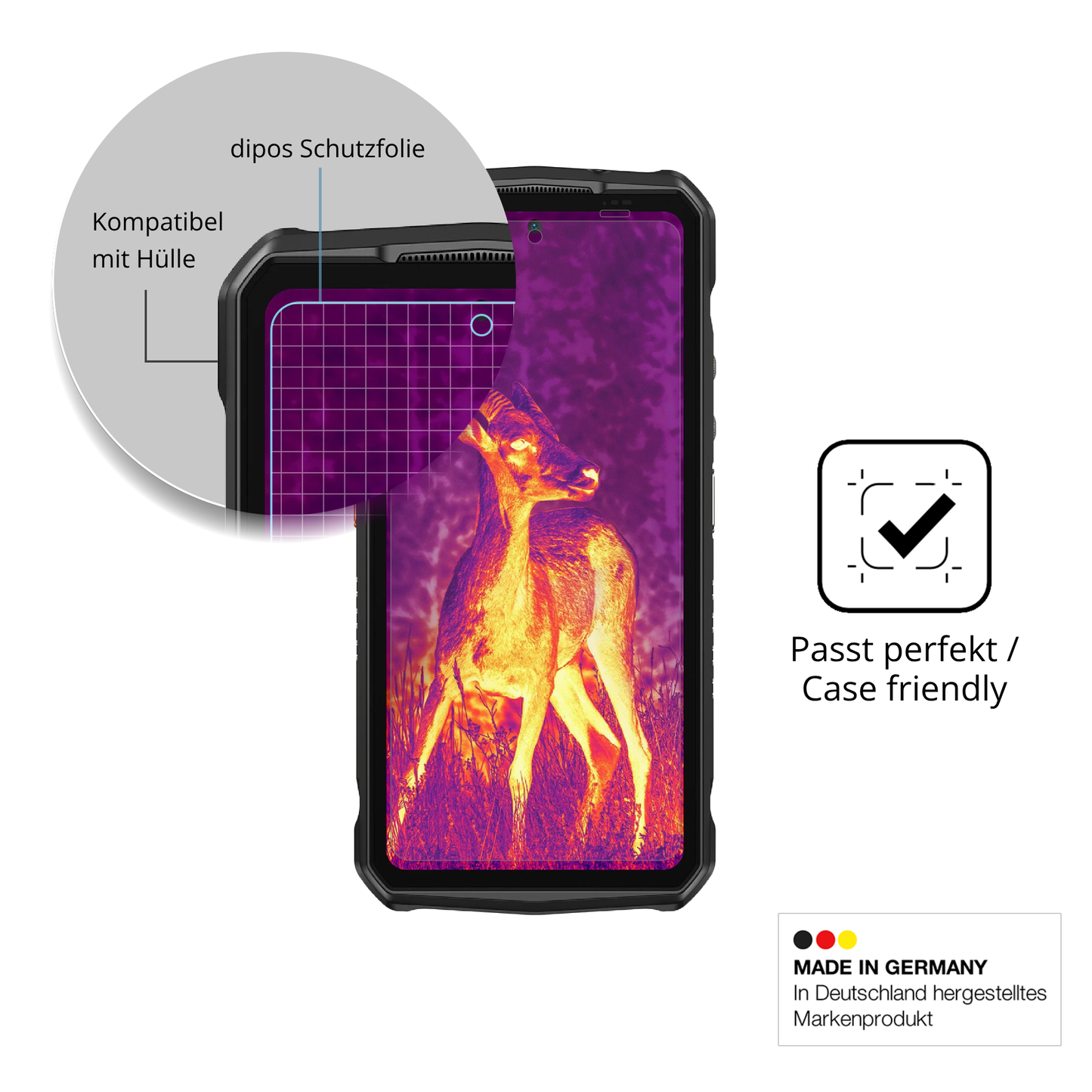 4x Schutzfolie matt für Ulefone Armor 29 Pro Display-Schutzfolie