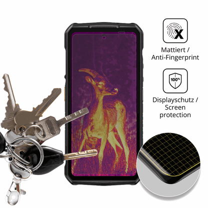 Blickschutzfolie für Ulefone Armor 29 Pro matt Schutzfolie Privacy