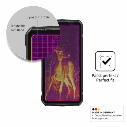 Blickschutzfolie für Ulefone Armor 29 Pro matt Schutzfolie Privacy