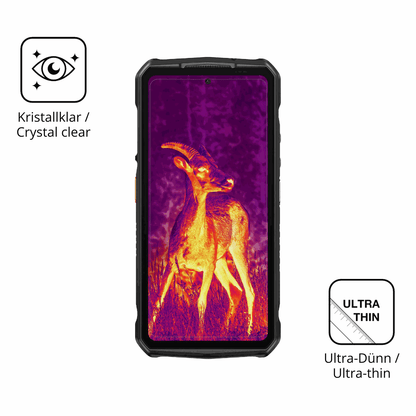 4x Schutzfolie klar für Ulefone Armor 29 Pro Display-Schutzfolie