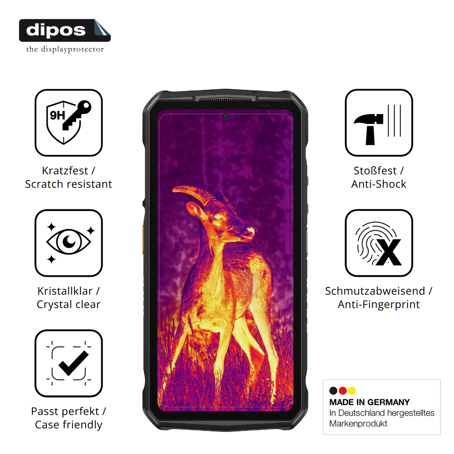 2x 9H Schutzfolie für Ulefone Armor 29 Pro Panzerfolie