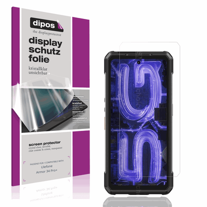 4x Screen Protector for Ulefone Armor 34 Pro+ Protection Crystal Clear dipos