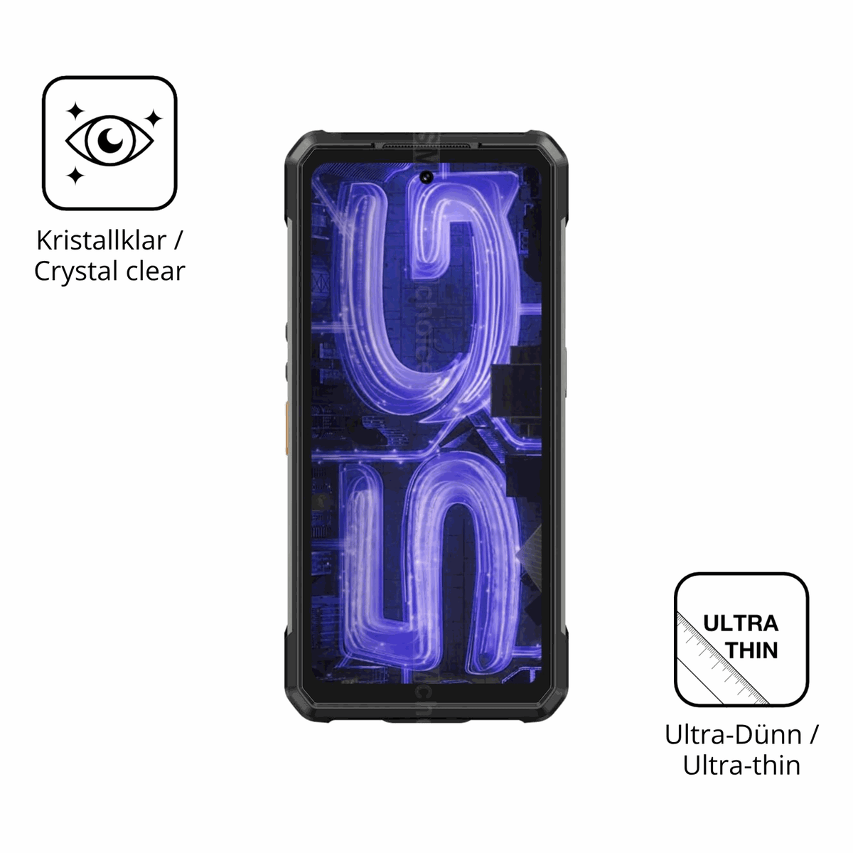 4x Screen Protector for Ulefone Armor 34 Pro+ Protection Crystal Clear dipos