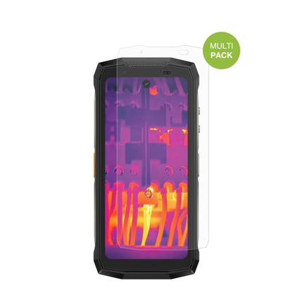 ulefonearmor mini 20t pro mit aufgebrachter dipos Displayschutzfolie, die lästige Fingerabdrücke minimiert