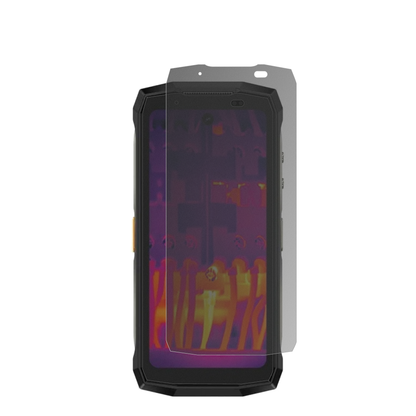 ulefonearmor mini 20t pro mit aufgebrachtem dipos Displayschutz, der seitliche Einblicke blockiert