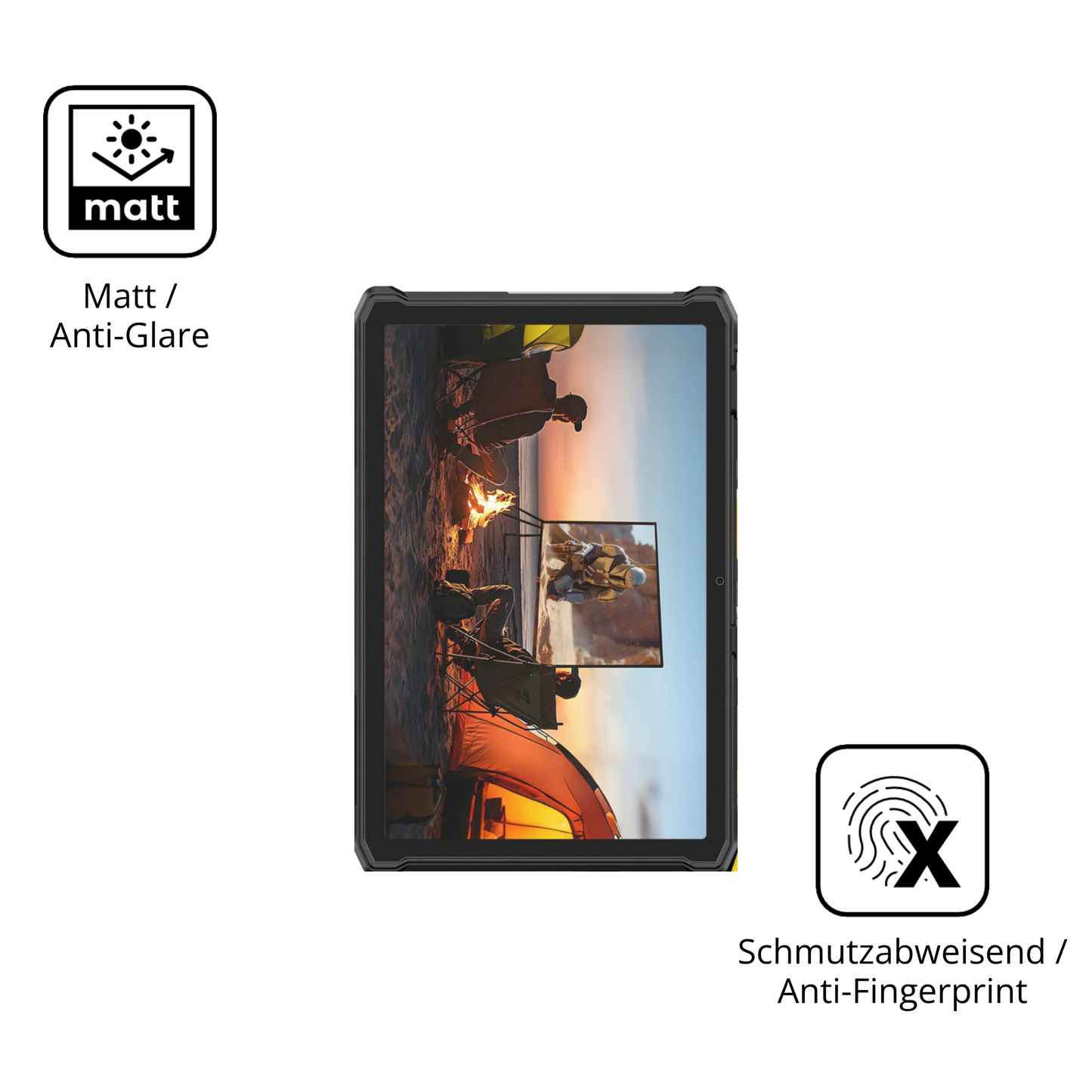 Dünne und entspiegelnde Folie passend zugeschnitten für ulefonearmor pad 5 ultra