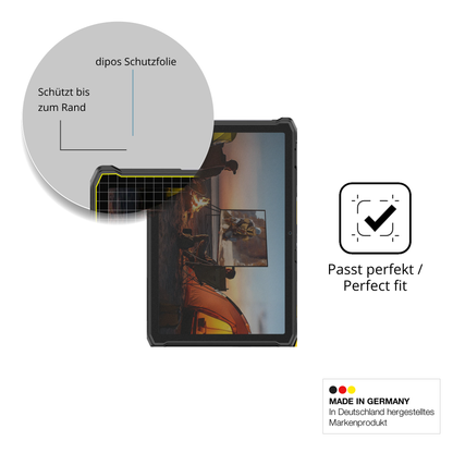 Blickschutzfolie für Ulefone Armor Pad 5 Ultra matt Schutzfolie Privacy
