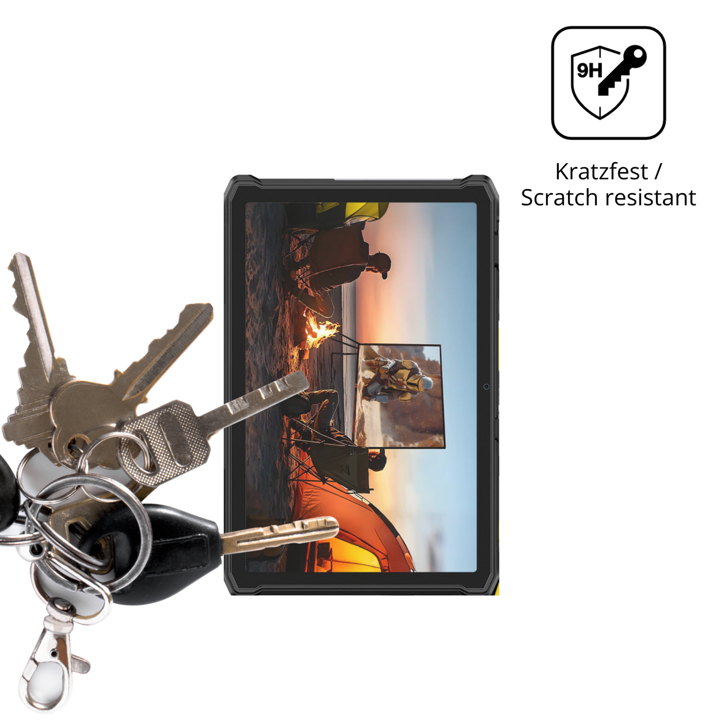 dipos Displayschutz für ulefonearmor pad 5 ultra, mattierte Oberfläche, robuste Festigkeit und perfekte Passform