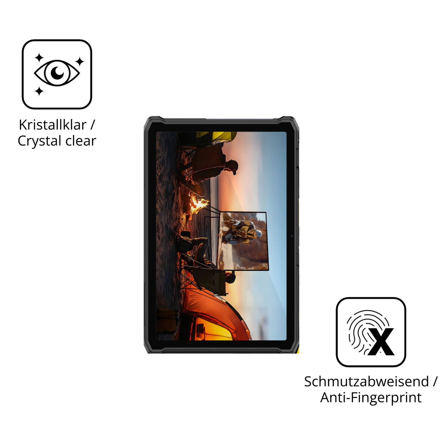 Flexible TPU-Folie passend zugeschnitten für ulefonearmor pad 5 ultra, vollständige Abdeckung