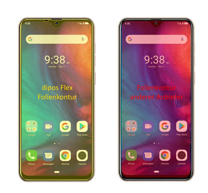 3x Screen Protector for Ulefone Note 7P Protective Film covers 100% dipos Flex