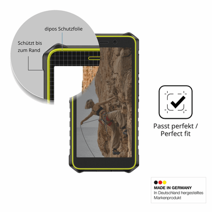 Schutz gegen Kratzer auf dem Ulefone RugKing 2 Pro Glas durch Schlüssel oder Ähnliches