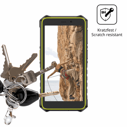 dipos Displayschutz für Ulefone RugKing 2 Pro, mattierte Oberfläche, robuste Festigkeit und perfekte Passform