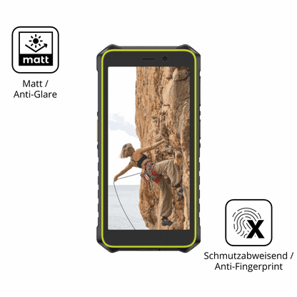 9H Hartbeschichtete, flexible Folie passend zugeschnitten für Ulefone RugKing 2 Pro