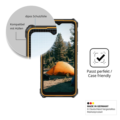Schutzfolie mit optimaler Passform, zur Verwendung mit Hüllen geeignet