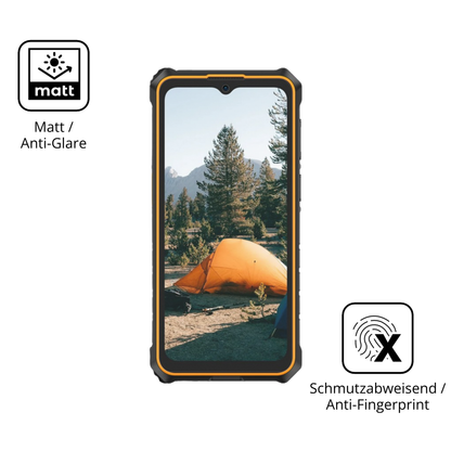 9H Hartbeschichtete, flexible Folie passend zugeschnitten für Ulefone RugKing 3 Pro